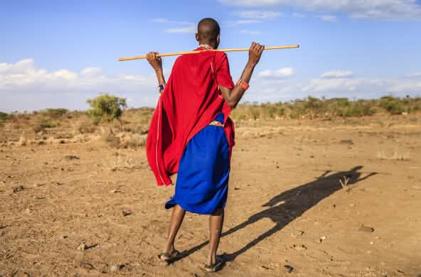 Os Massai são um dos povos mais conhecidos da África Oriental.