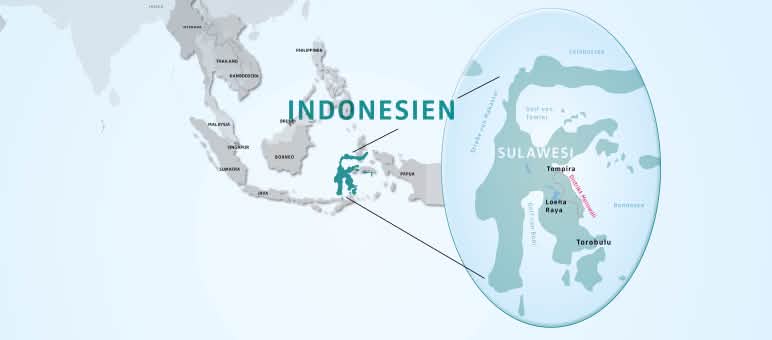 Mapa de Sulawesi Mapa de Sulawesi