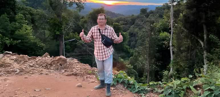 Nosso parceiro Matek Geram contribuiu para a preservação da floresta O ambientalista Matek