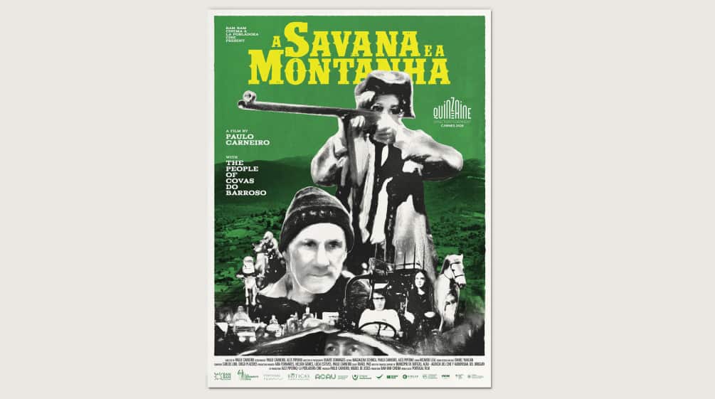 Cartaz do filme "A Savana e a Montanha"